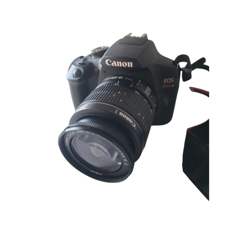 Canon EOS Rebel T7 DSLR Camera with EF-S 18-55mm IS II Lens Black